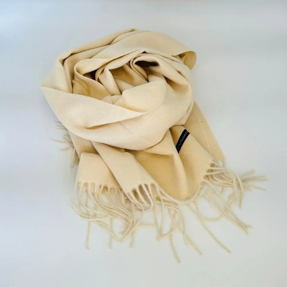 Cashmere Scarf - Plain Luxury Turkish Cashmere Blend
